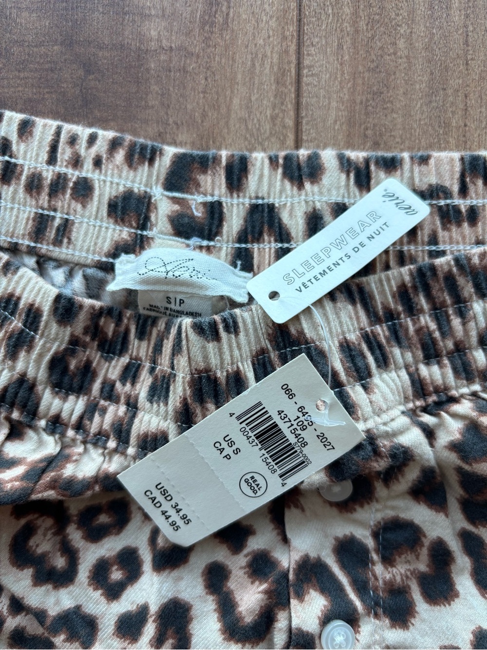 Aerie Sleepwear Shorts Leopard-Print - Picture 5 of 8